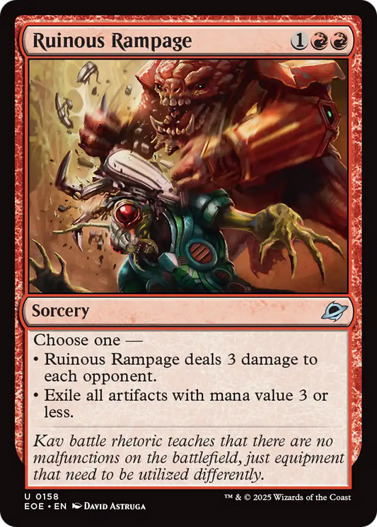 Ruinous Rampage [Edge of Eternities] [Foil]