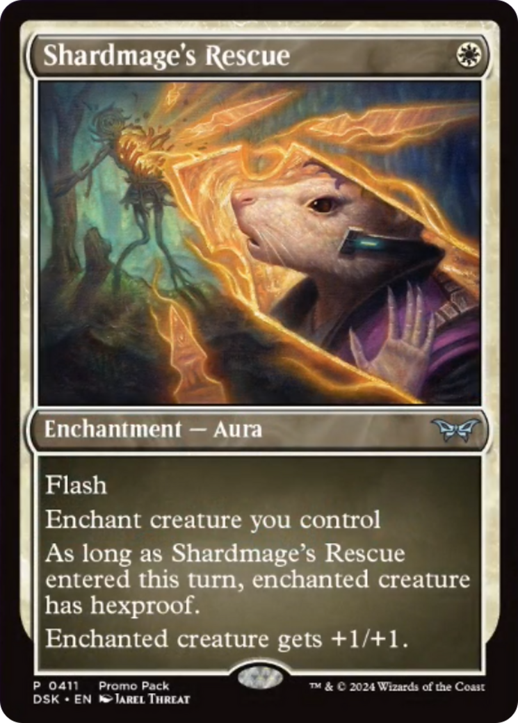 Shardmage's Rescue (Promo Pack) [Duskmourn: House of Horror Promos] [Foil]