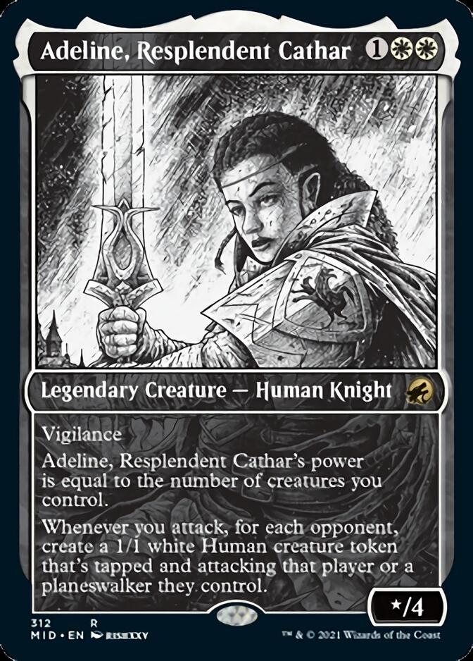 Adeline, Resplendent Cathar (Showcase Eternal Night) [Innistrad: Midnight Hunt] [Foil]