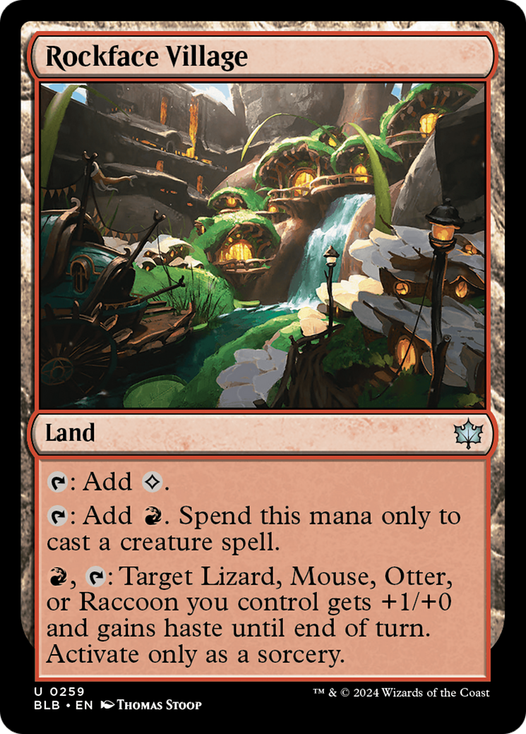 Rockface Village [Bloomburrow] [Foil]
