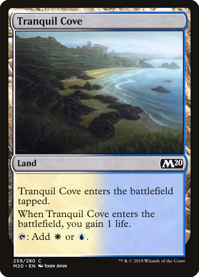 Tranquil Cove [Core Set 2020] [Foil]