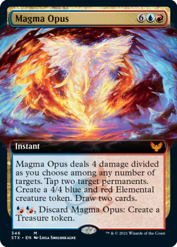 Magma Opus (Extended Art) [Strixhaven: School of Mages] [Foil]