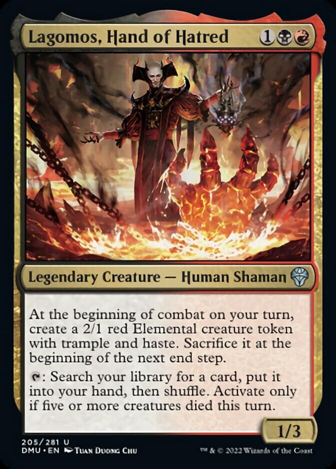 Lagomos, Hand of Hatred [Dominaria United] [Foil]