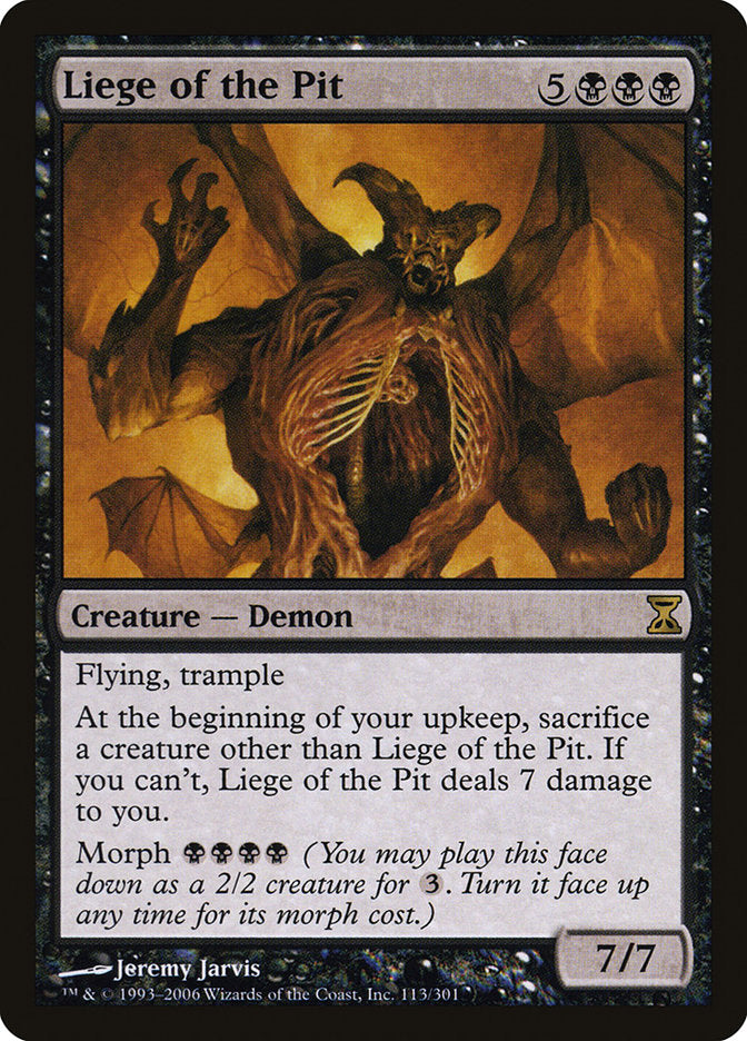Liege of the Pit [Time Spiral] [Foil]
