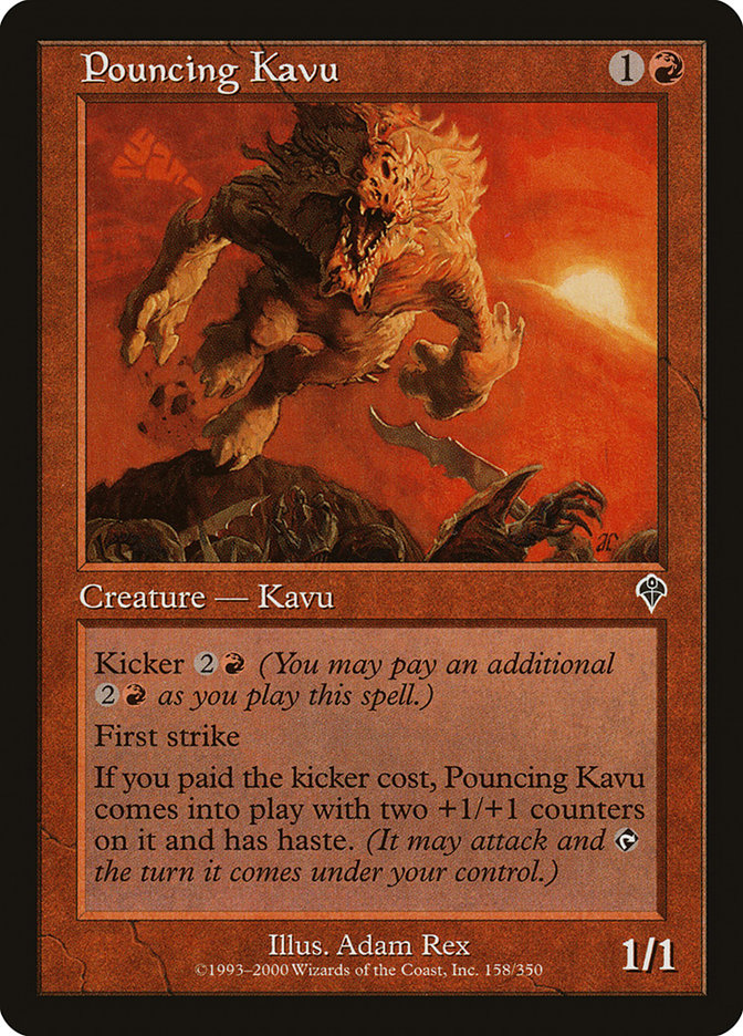Pouncing Kavu [Invasion] [Foil]