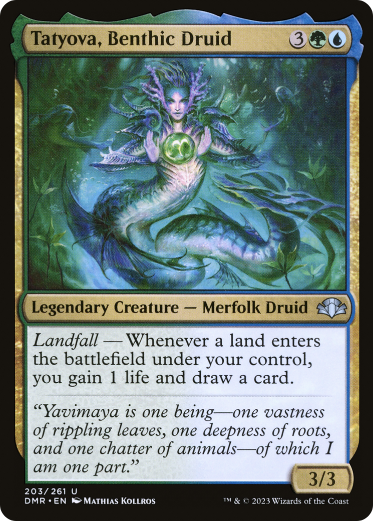 Tatyova, Benthic Druid [Dominaria Remastered] [Foil]