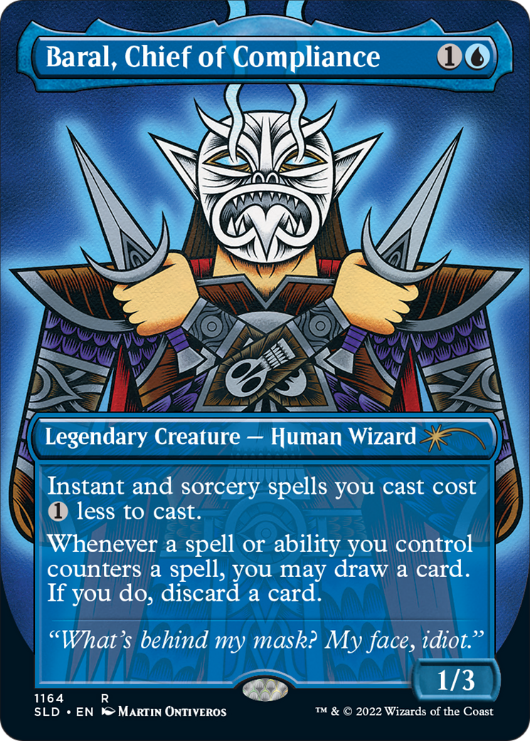 Baral, Chief of Compliance (Borderless) [Secret Lair Drop Series] [Foil]