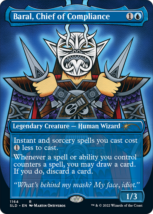 Baral, Chief of Compliance (Borderless) [Secret Lair Drop Series] [Foil]