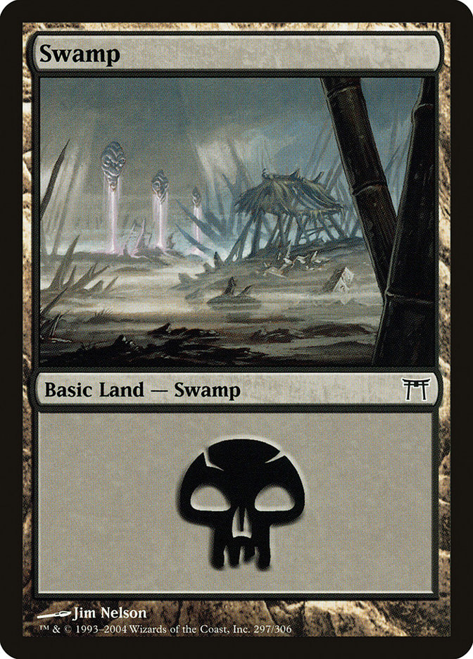 Swamp (297) [Champions of Kamigawa] [Foil]