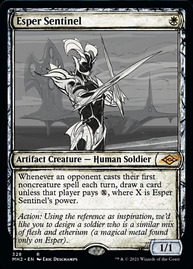 Esper Sentinel (Sketch) [Modern Horizons 2] [Foil]