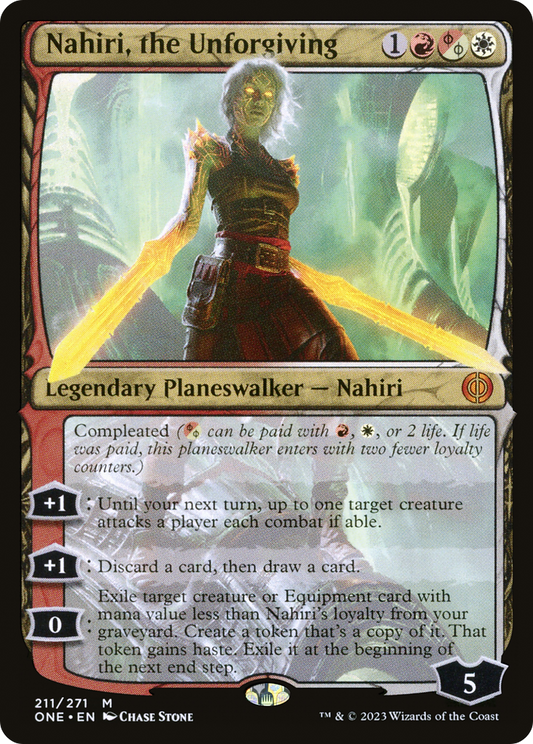 Nahiri, the Unforgiving [Phyrexia: All Will Be One] [Foil]