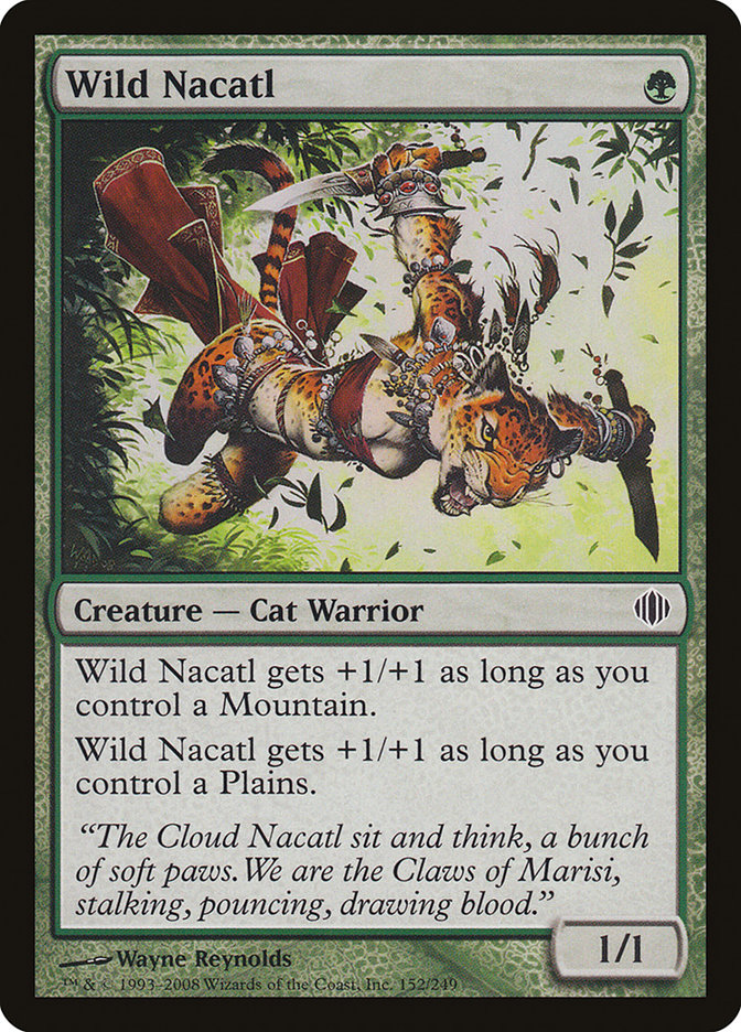 Wild Nacatl [Shards of Alara] [Foil]