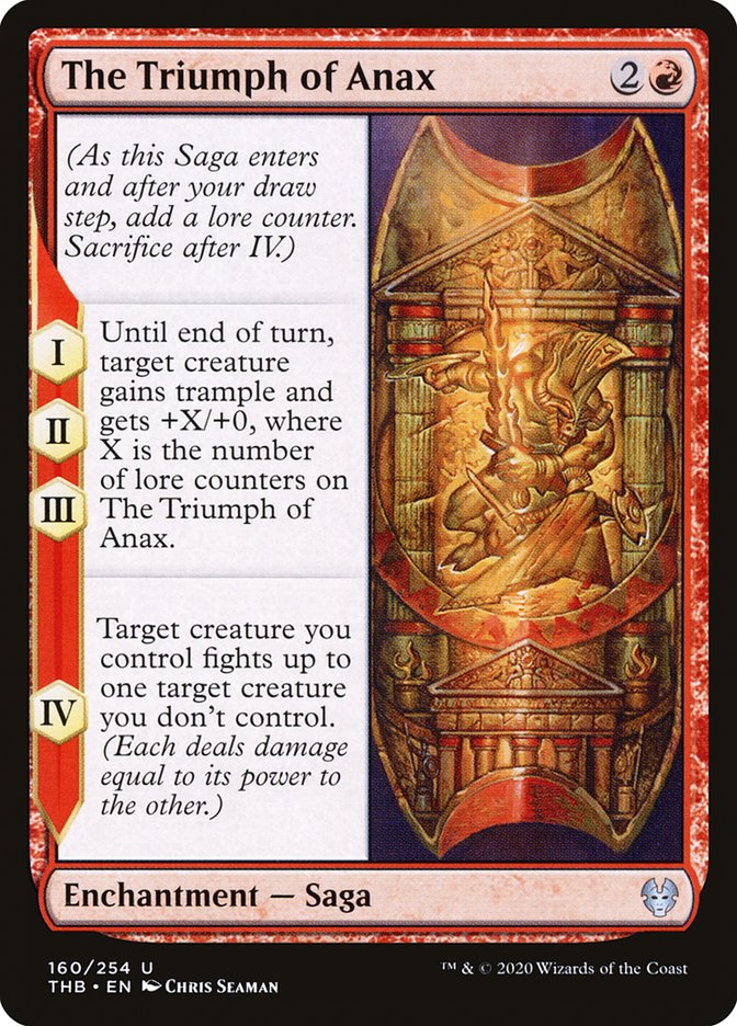 The Triumph of Anax [Theros Beyond Death] [Foil]