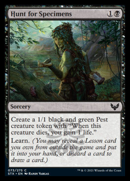 Hunt for Specimens [Strixhaven: School of Mages] [Foil]