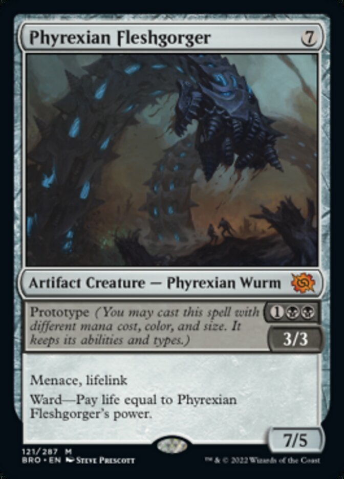 Phyrexian Fleshgorger [The Brothers' War] [Foil]