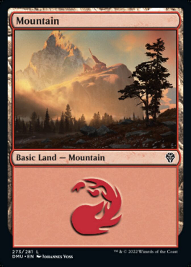 Mountain (273) [Dominaria United] [Foil]