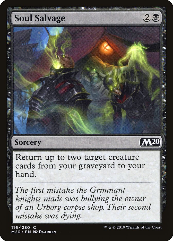 Soul Salvage [Core Set 2020] [Foil]