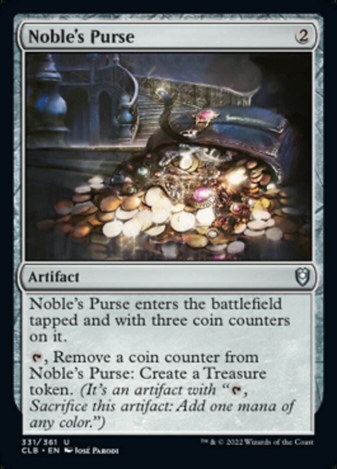 Noble's Purse [Commander Legends: Battle for Baldur's Gate] [Foil]