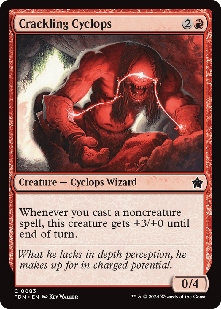 Crackling Cyclops [Foundations] [Foil]
