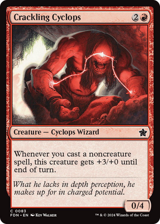 Crackling Cyclops [Foundations] [Foil]