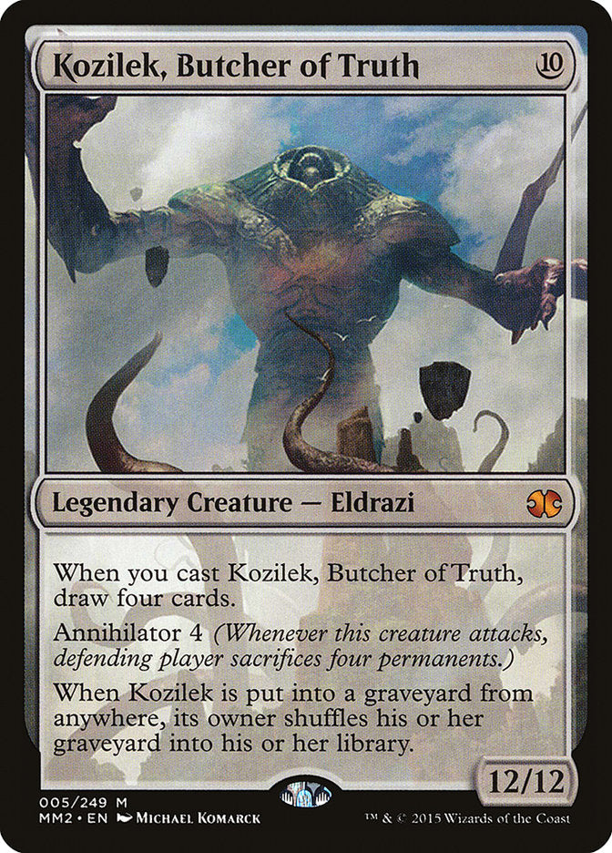 Kozilek, Butcher of Truth [Modern Masters 2015] [Foil]