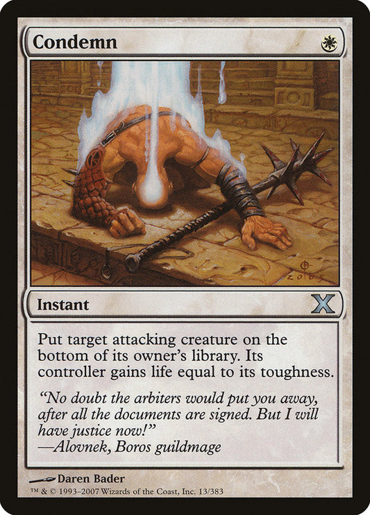 Condemn [Tenth Edition] [Foil]