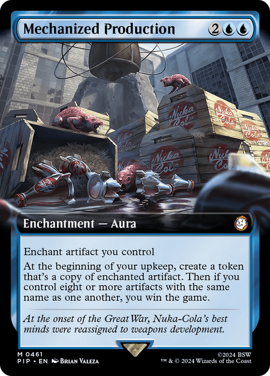 Mechanized Production (Extended Art) [Fallout] [Foil]