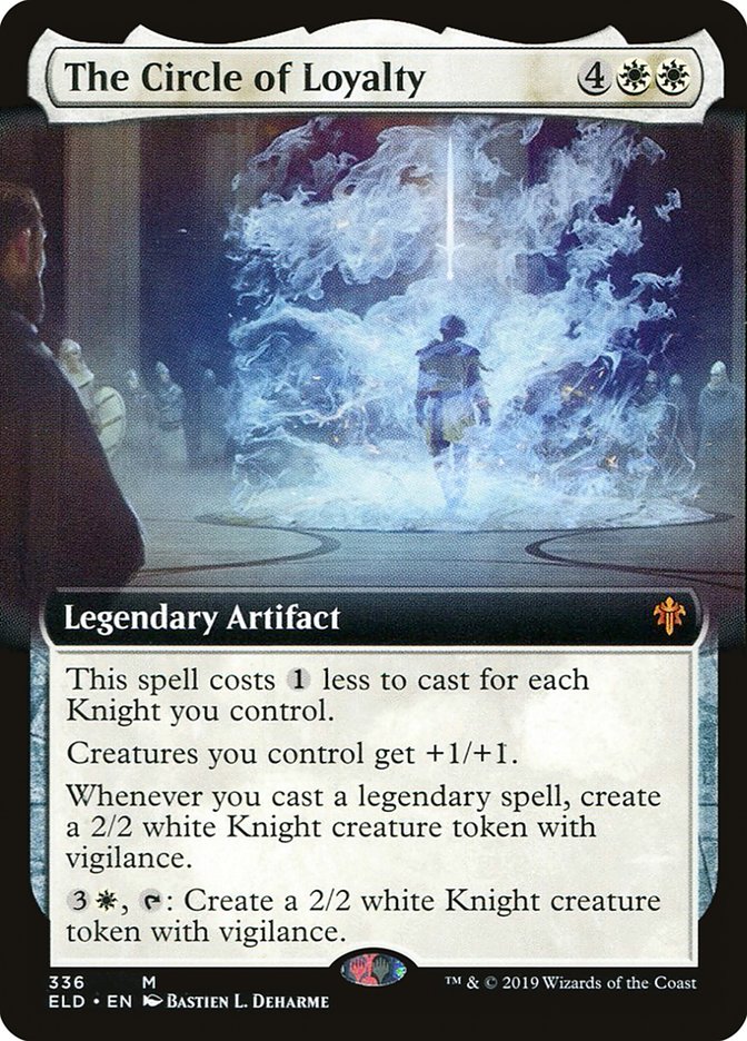 The Circle of Loyalty (Extended Art) [Throne of Eldraine] [Foil]