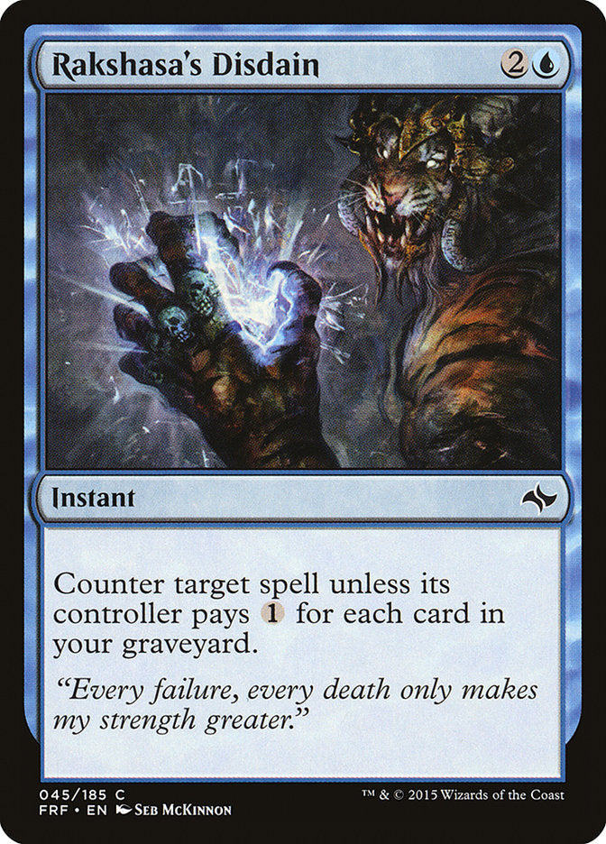Rakshasa's Disdain [Fate Reforged] [Foil]