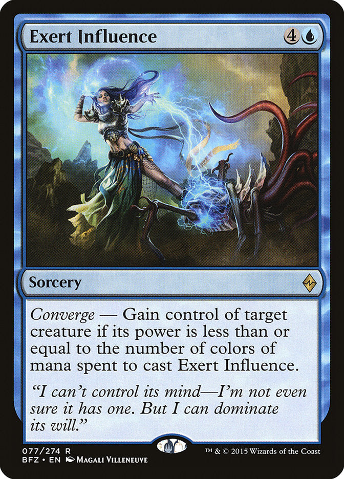 Exert Influence [Battle for Zendikar] [Foil]