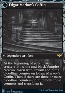 Edgar, Charmed Groom // Edgar Markov's Coffin [Innistrad: Double Feature] [Foil]