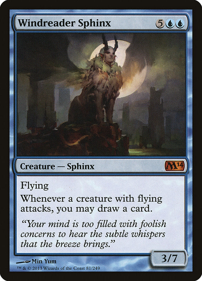 Windreader Sphinx [Core Set 2014] [Foil]