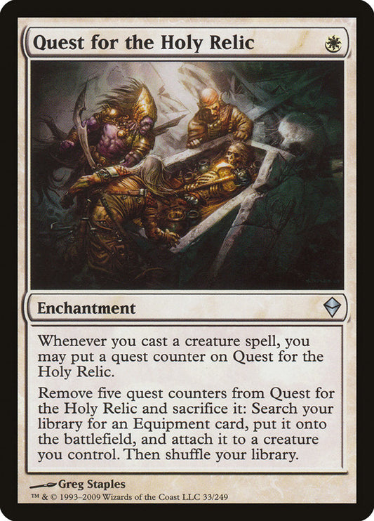 Quest for the Holy Relic [Zendikar] [Foil]