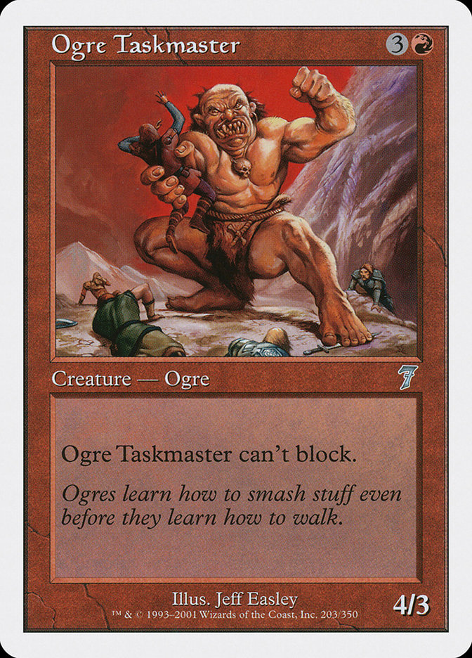 Ogre Taskmaster [Seventh Edition] [Foil]