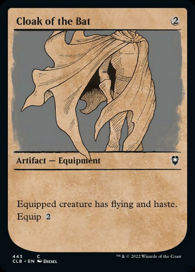 Cloak of the Bat (Showcase) [Commander Legends: Battle for Baldur's Gate] [Foil]