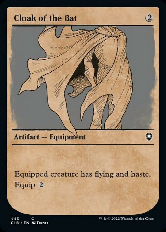 Cloak of the Bat (Showcase) [Commander Legends: Battle for Baldur's Gate] [Foil]