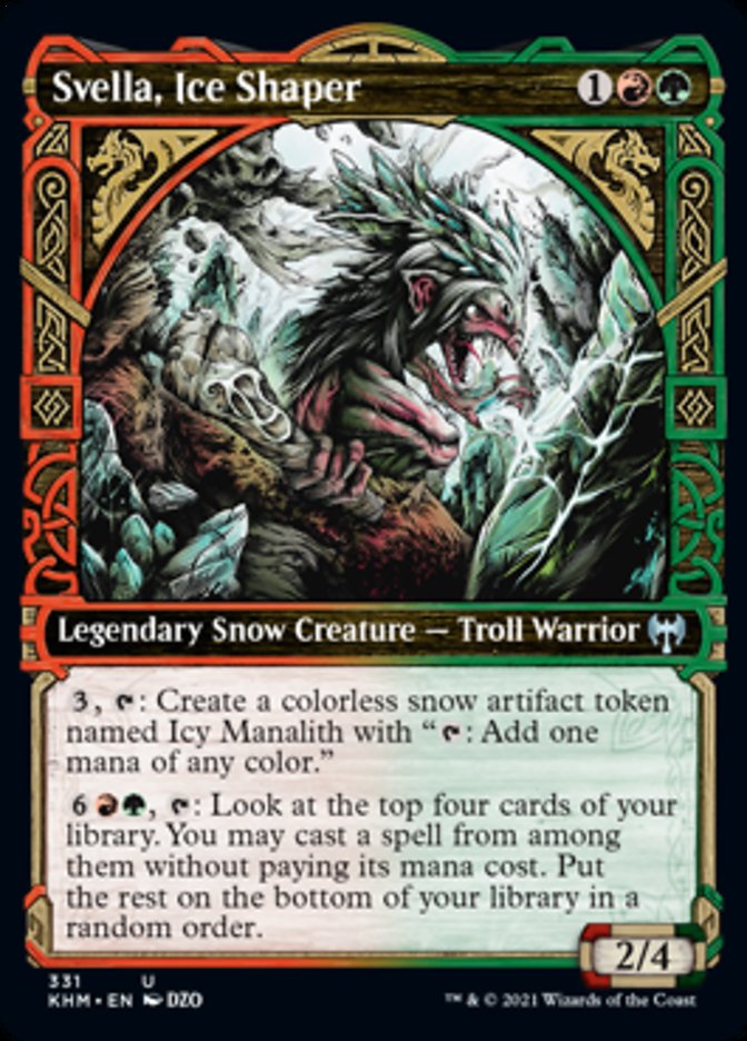 Svella, Ice Shaper (Showcase) [Kaldheim] [Foil]