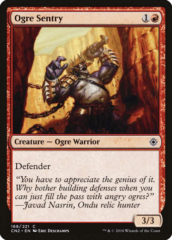 Ogre Sentry [Conspiracy: Take the Crown] [Foil]