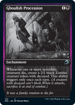 Ghoulish Procession [Innistrad: Double Feature] [Foil]