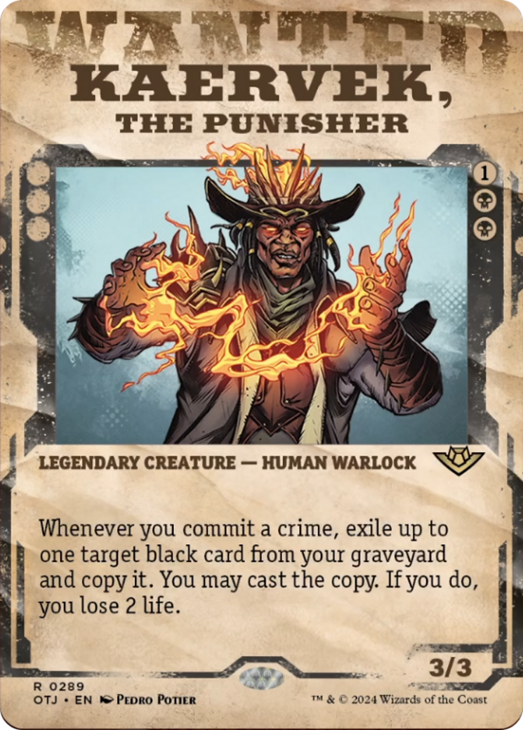 Kaervek, the Punisher (Showcase) [Outlaws of Thunder Junction] [Foil]