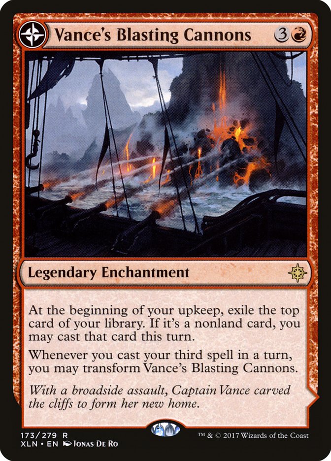 Vance's Blasting Cannons // Spitfire Bastion [Ixalan] [Foil]
