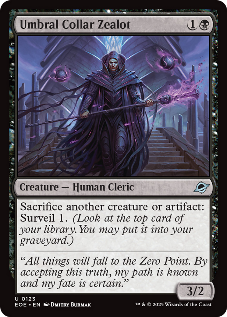 Umbral Collar Zealot [Edge of Eternities] [Foil]
