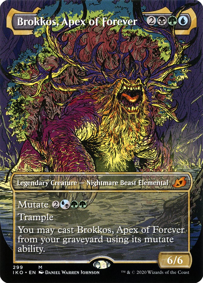 Brokkos, Apex of Forever (Showcase) [Ikoria: Lair of Behemoths] [Foil]