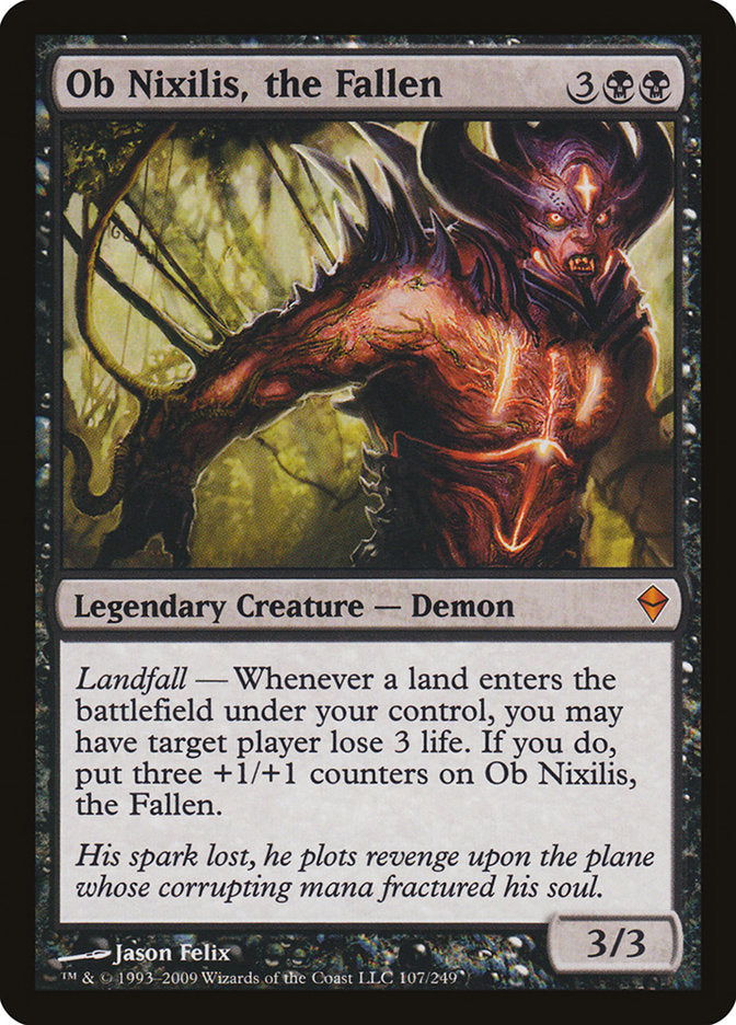 Ob Nixilis, the Fallen [Zendikar] [Foil]
