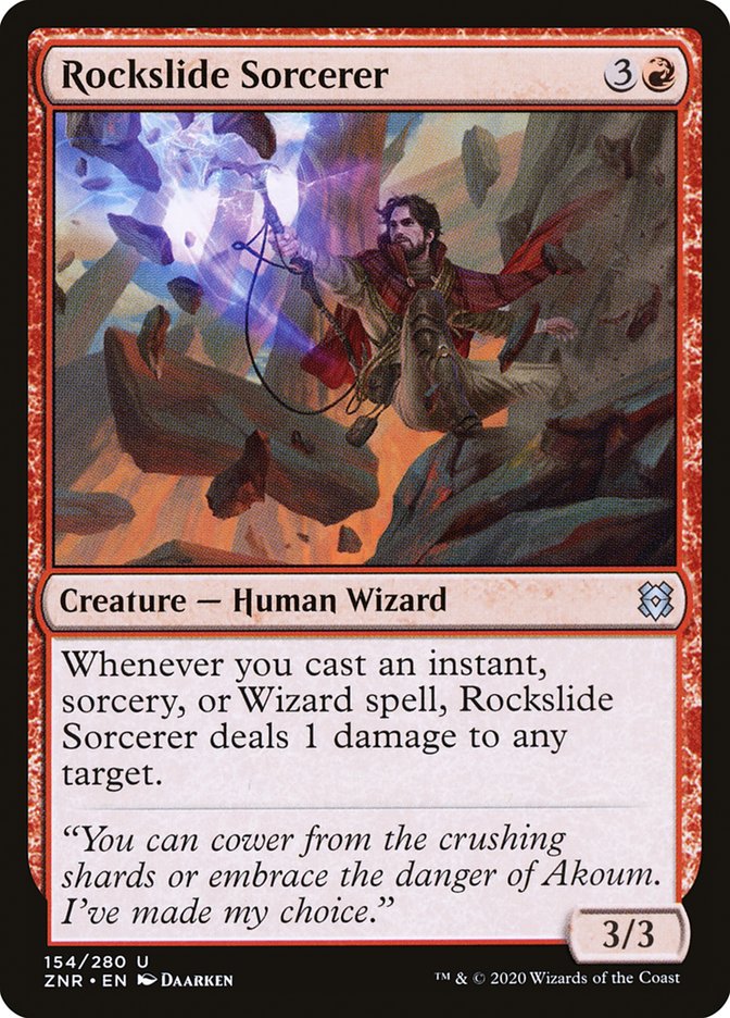 Rockslide Sorcerer [Zendikar Rising] [Foil]