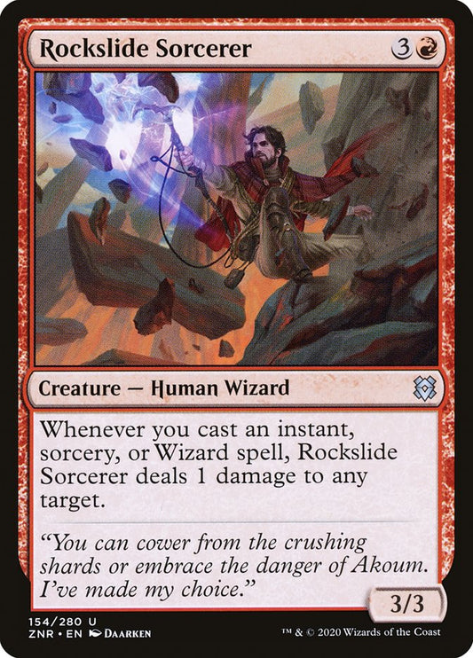 Rockslide Sorcerer [Zendikar Rising] [Foil]