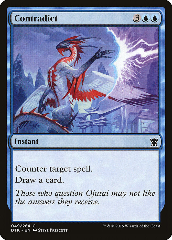 Contradict [Dragons of Tarkir] [Foil]