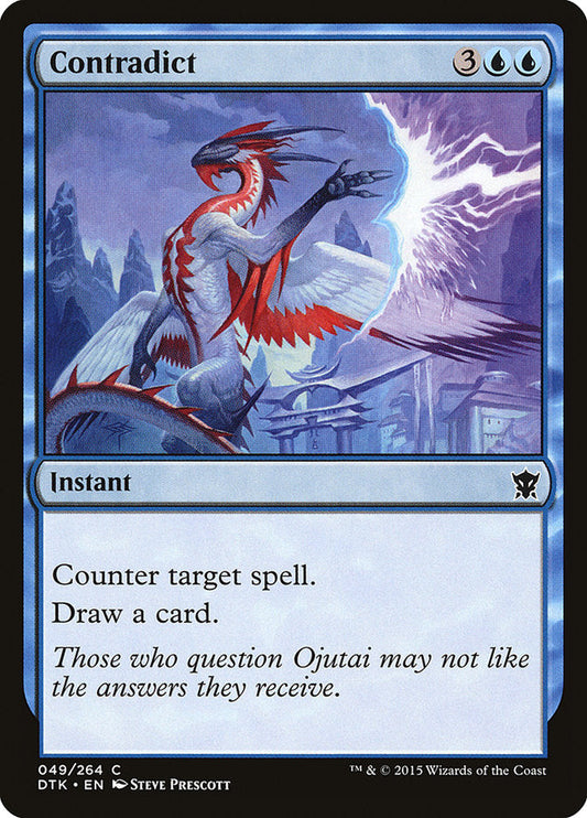 Contradict [Dragons of Tarkir] [Foil]