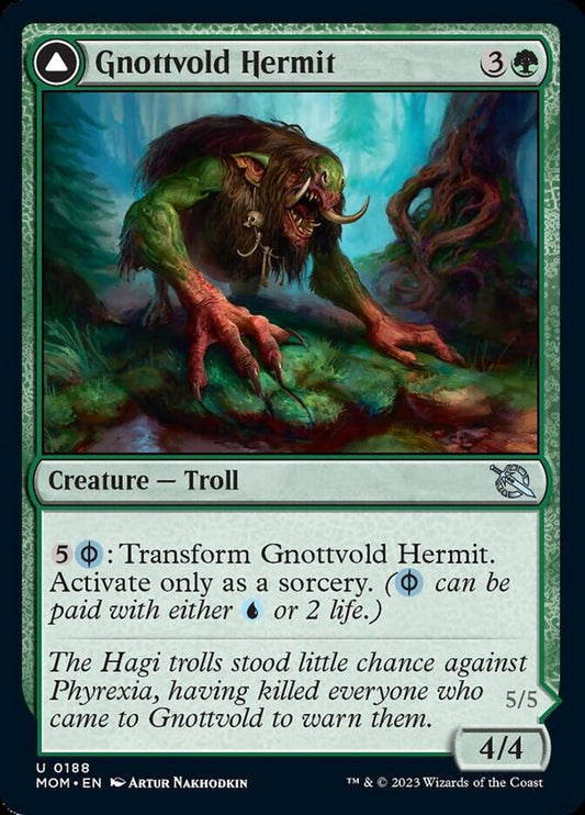 Gnottvold Hermit // Chrome Host Hulk [March of the Machine] [Foil]