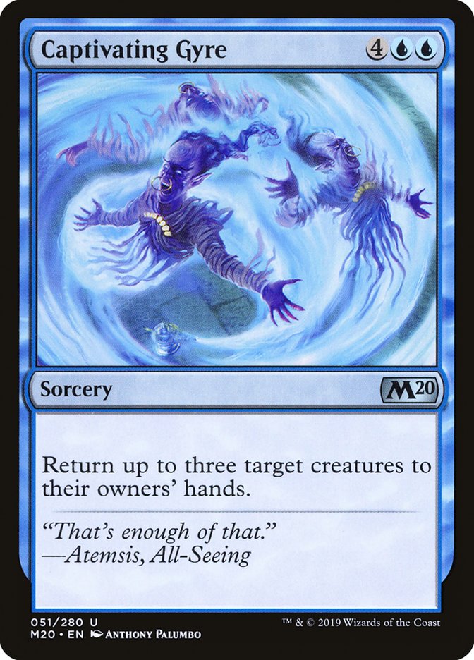 Captivating Gyre [Core Set 2020] [Foil]